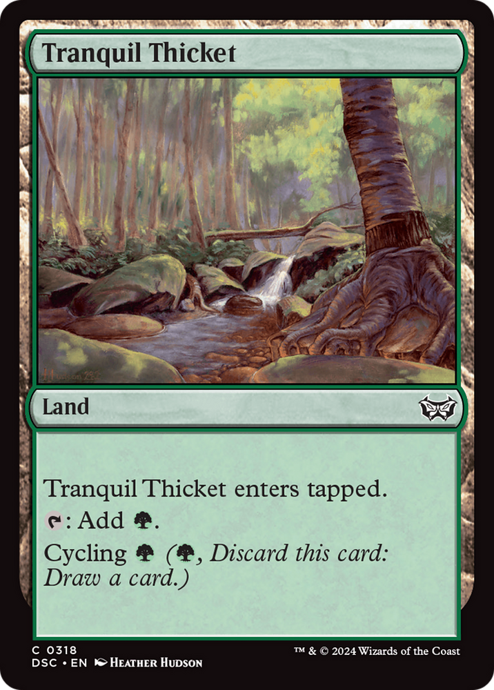 Tranquil Thicket [Duskmourn: House of Horror Commander] Magic: The Gathering