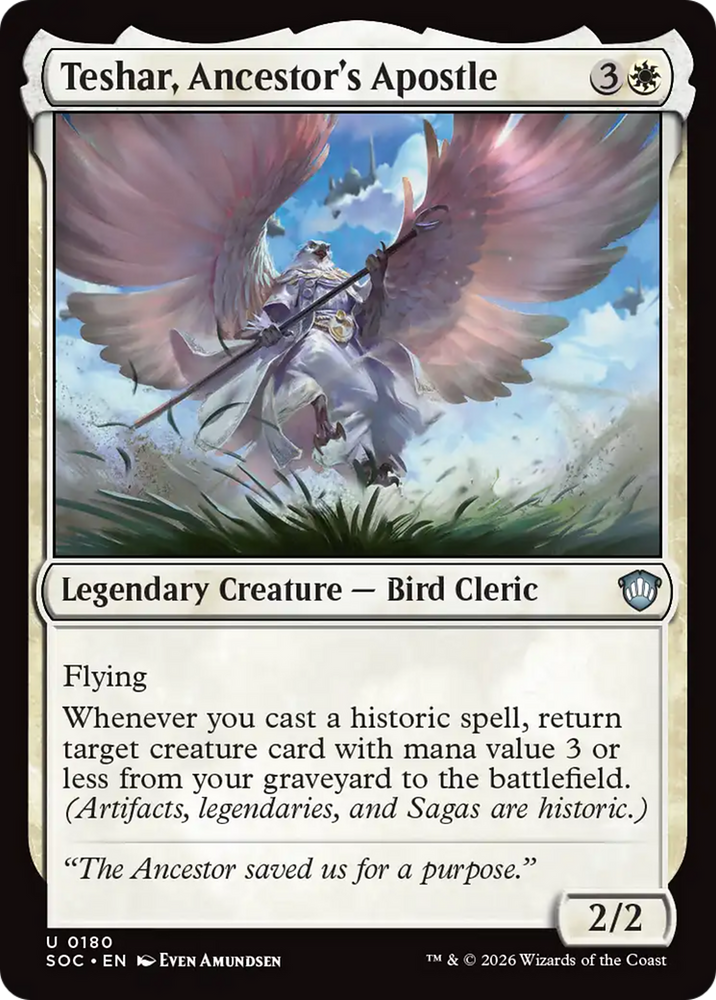 Teshar, Ancestor's Apostle [Secrets of Strixhaven Commander] Magic: The Gathering