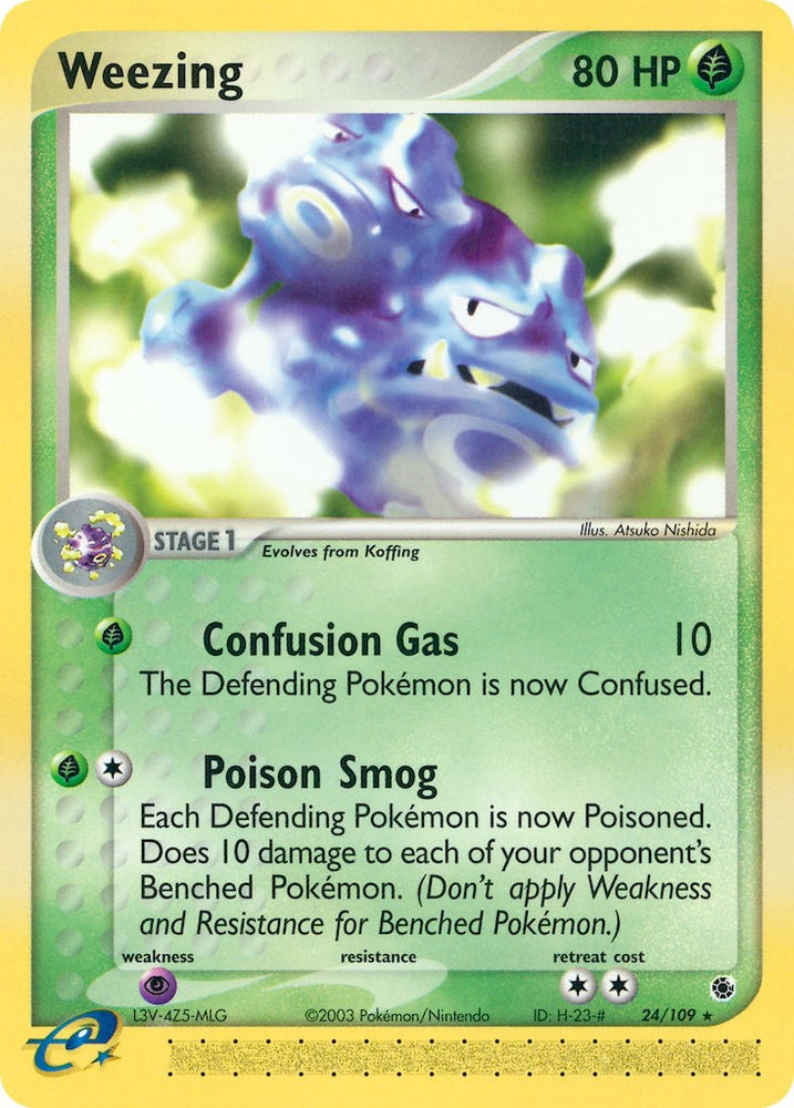 Weezing (24/109) [EX: Ruby & Sapphire] Pokémon