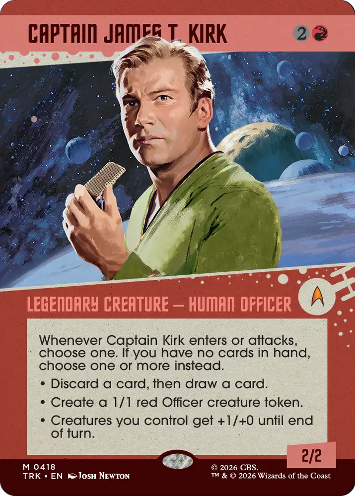 Captain James T. Kirk (Showcase) [Star Trek] Magic: The Gathering