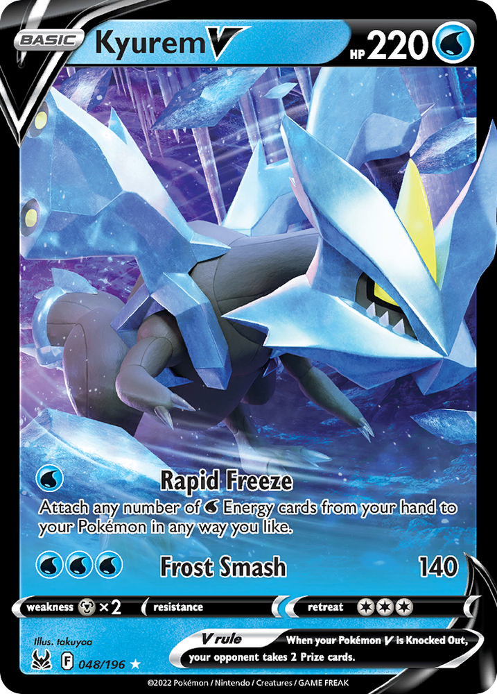 Kyurem V (048/196) (Jumbo Card) [Sword & Shield: Lost Origin] Pokémon