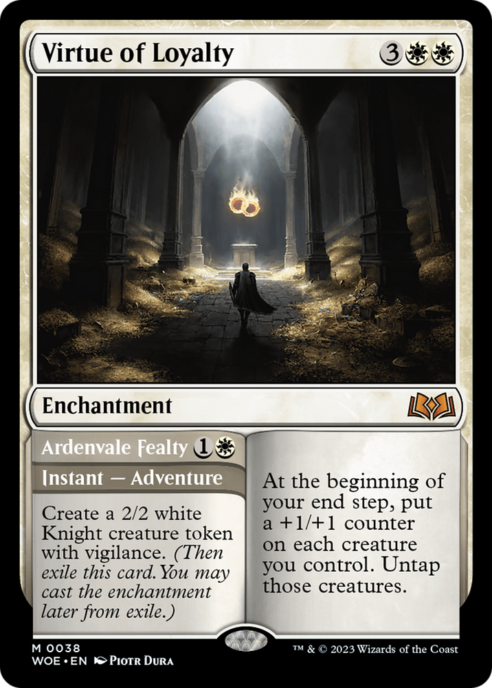 Virtue of Loyalty // Ardvenvale Fealty [Wilds of Eldraine] Magic: The Gathering