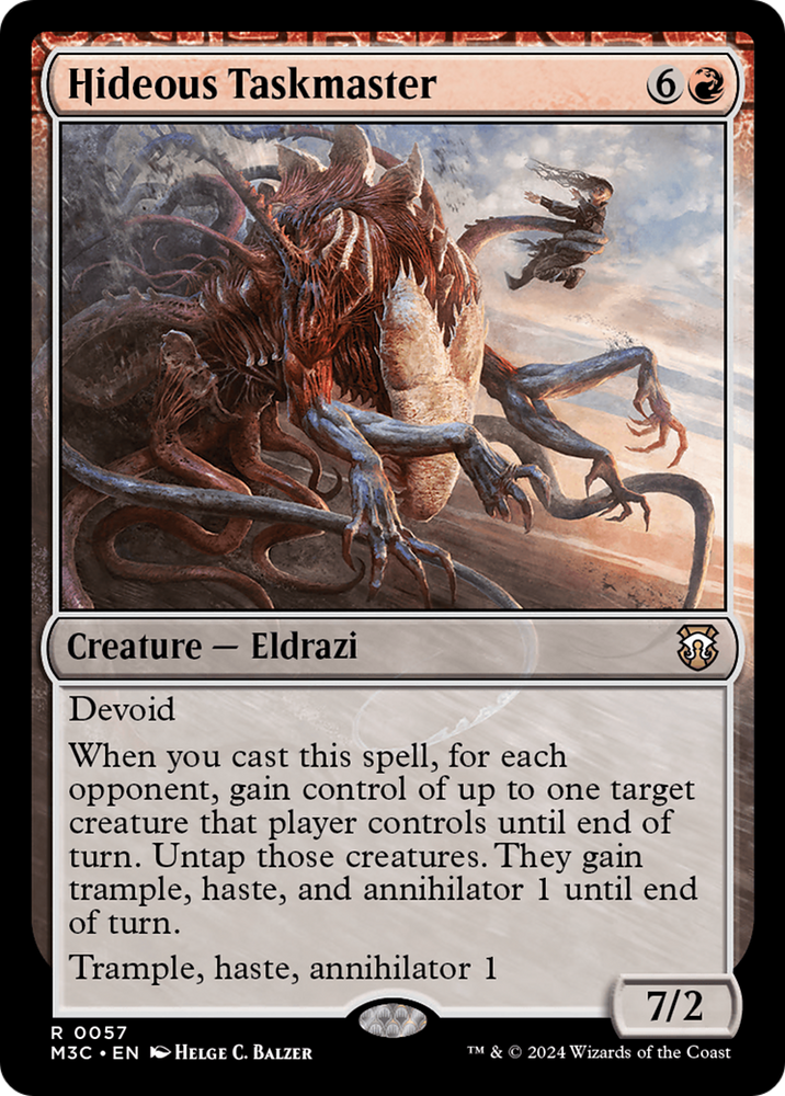 Hideous Taskmaster [Modern Horizons 3 Commander] Magic: The Gathering