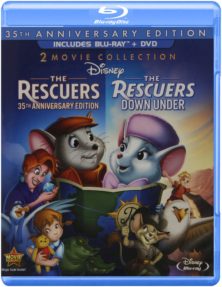 The Rescuers: The Rescuers / The Rescuers Down Under, 35th Anniversary Edition BLUERAY