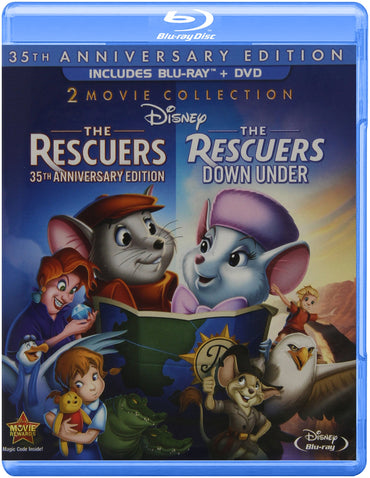 The Rescuers: The Rescuers / The Rescuers Down Under, 35th Anniversary Edition BLUERAY
