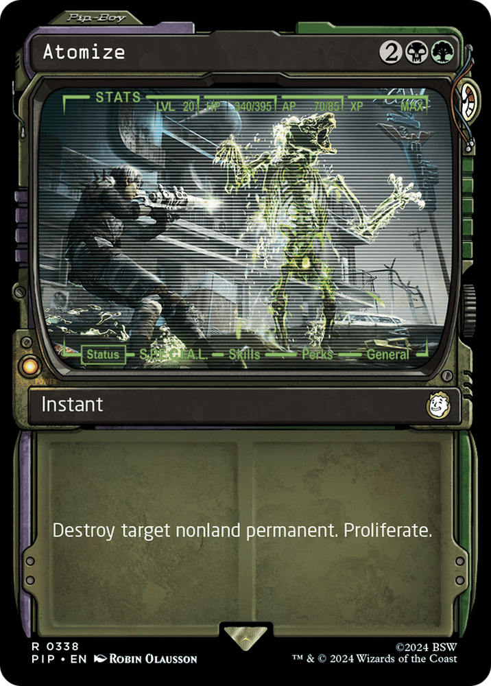Atomize (Showcase) [Fallout] Magic: The Gathering