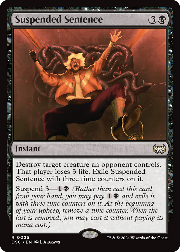 Suspended Sentence [Duskmourn: House of Horror Commander] Magic: The Gathering