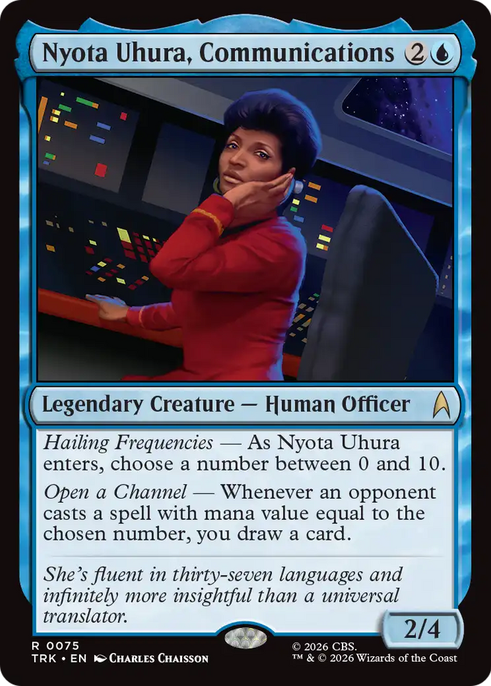 Nyota Uhura, Communications [Star Trek] Magic: The Gathering
