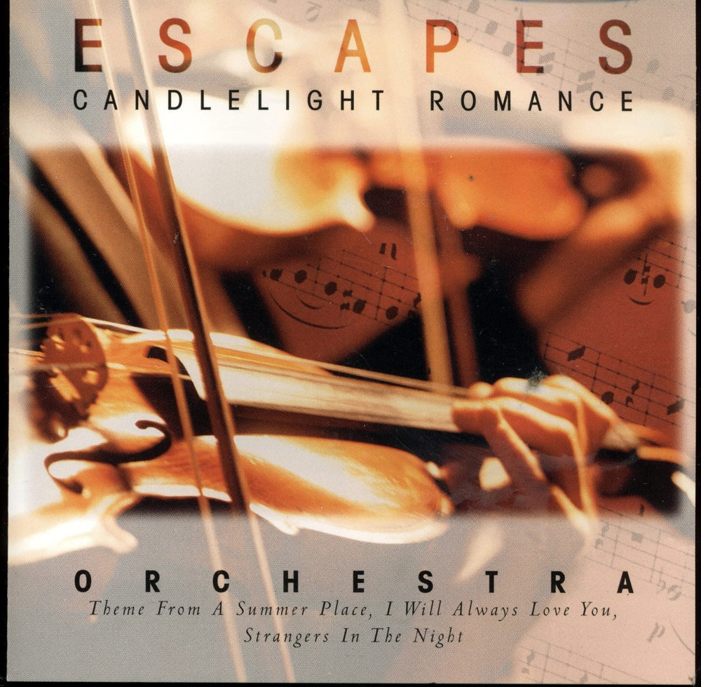 Escape Candlelight Romance - Orchestra Theme From a Summer Place, I Will Always Love You, Strangers in the Night, Unchained Melody and Others CD