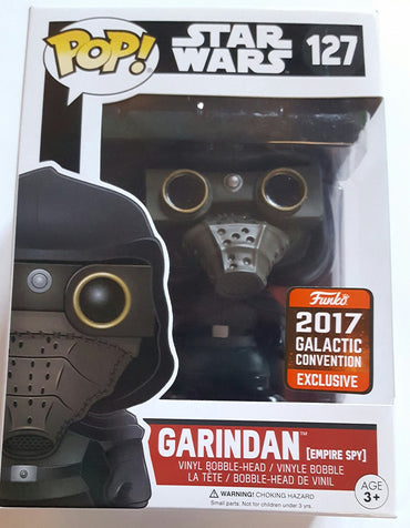 Funko Star Wars Garindan (Empire Spy) Pop Vinyl Figurine 2017 Galactic Convention Exclusive FUNKO