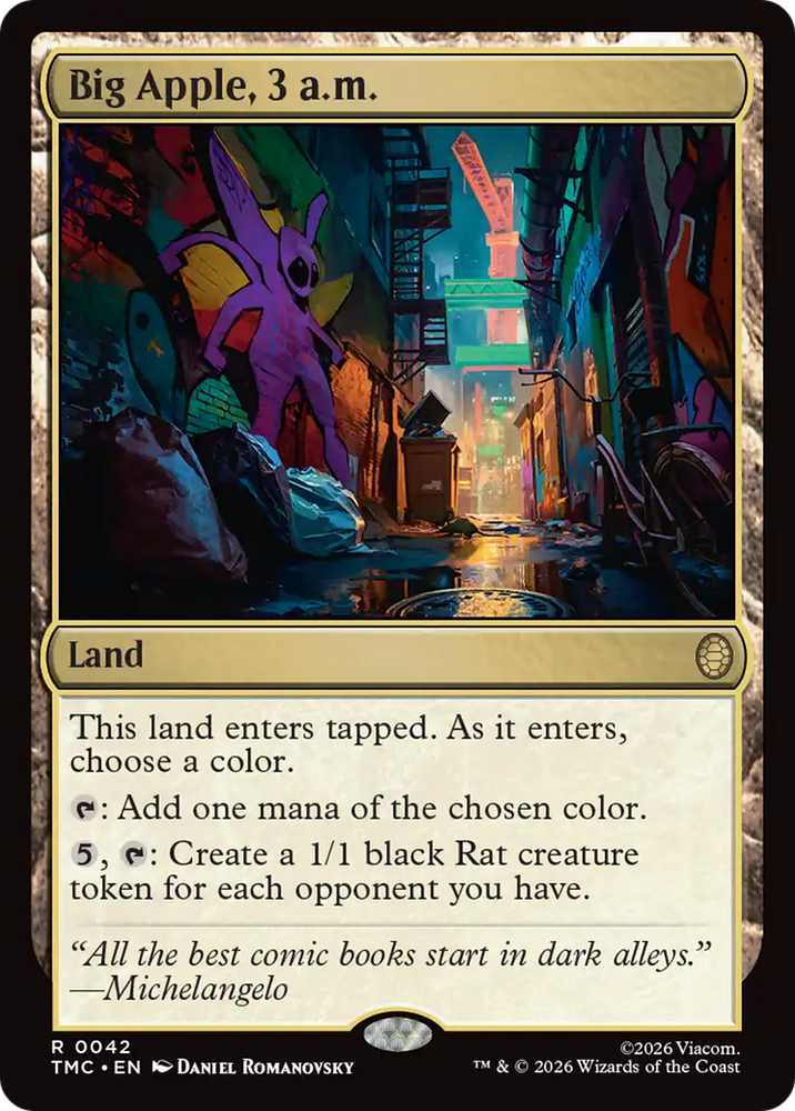 Big Apple, 3 a.m. [Teenage Mutant Ninja Turtles Commander] Magic: The Gathering