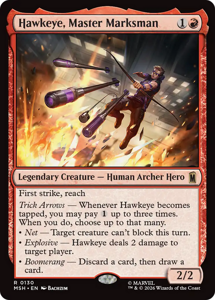 Hawkeye, Master Marksman [Marvel Super Heroes] Magic: The Gathering
