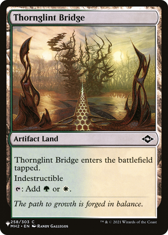 Thornglint Bridge [The List] Magic: The Gathering