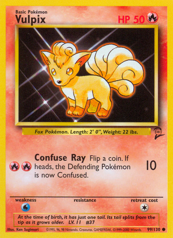 Vulpix (99/130) [Base Set 2] Pokémon