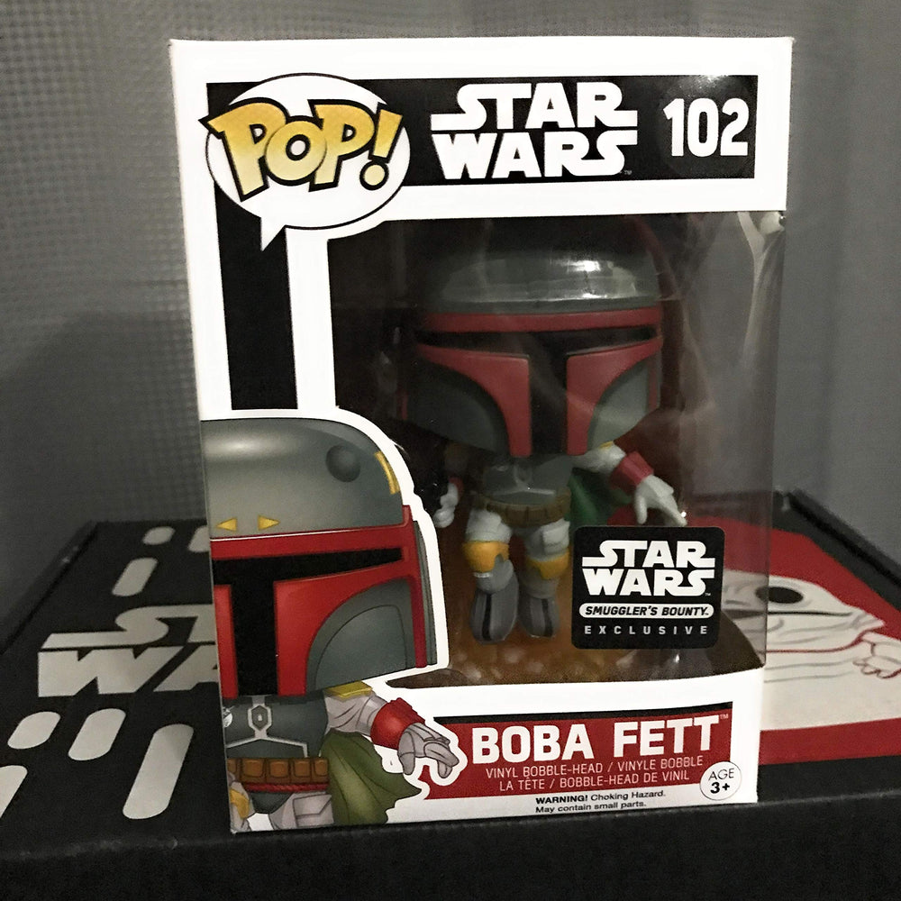 Funko POP Star Wars: Boba Fett Action Figure Exclusive Smuggler's Bounty FUNKO