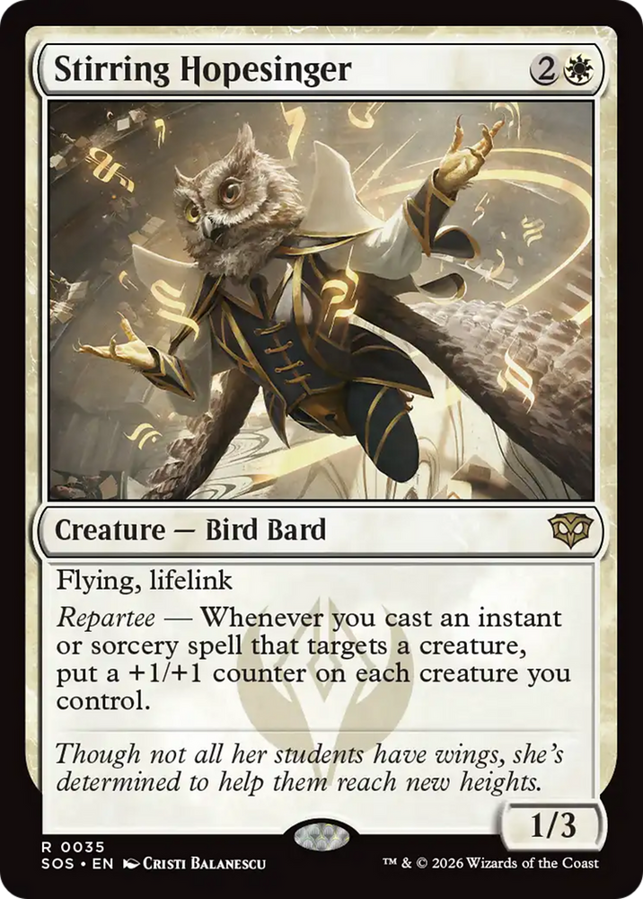 Stirring Hopesinger [Secrets of Strixhaven] Magic: The Gathering