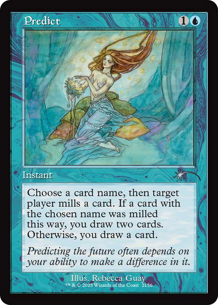 Predict (Retro Frame) [Secret Lair Drop Series] Magic: The Gathering