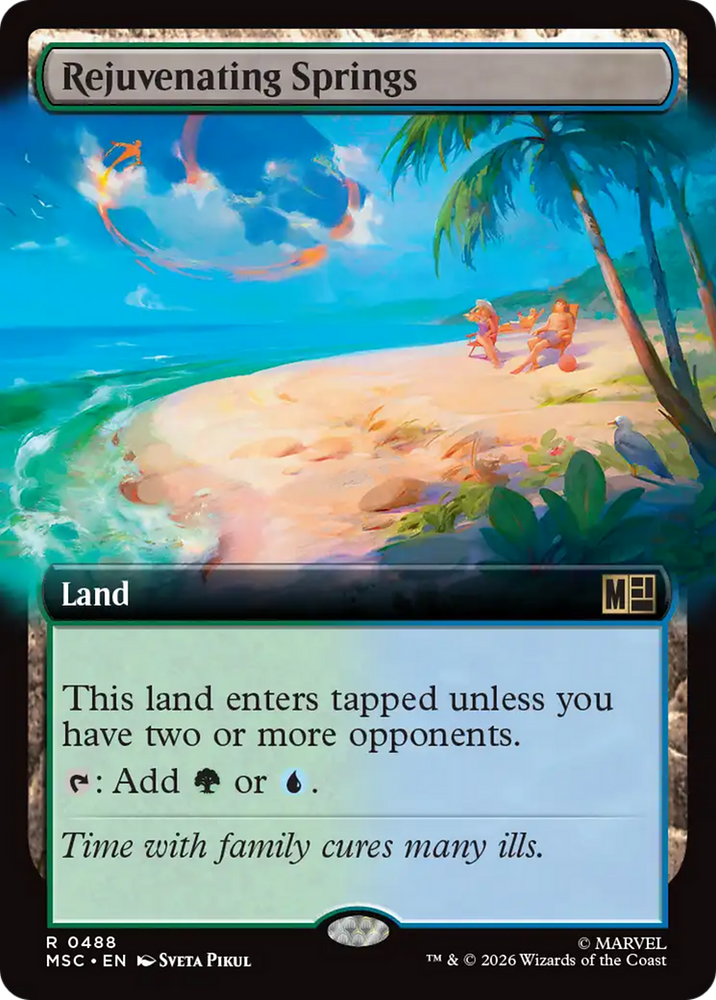 Rejuvenating Springs (Extended Art) [Marvel Super Heroes Commander] Magic: The Gathering