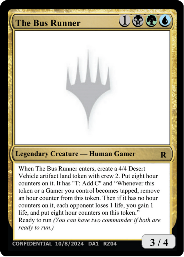 The Bus Runner [Unknown Event] Magic: The Gathering