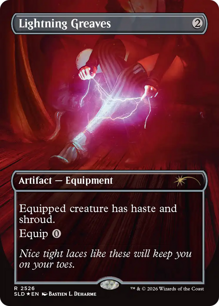 Lightning Greaves (2526) [Secret Lair Drop Series] Magic: The Gathering