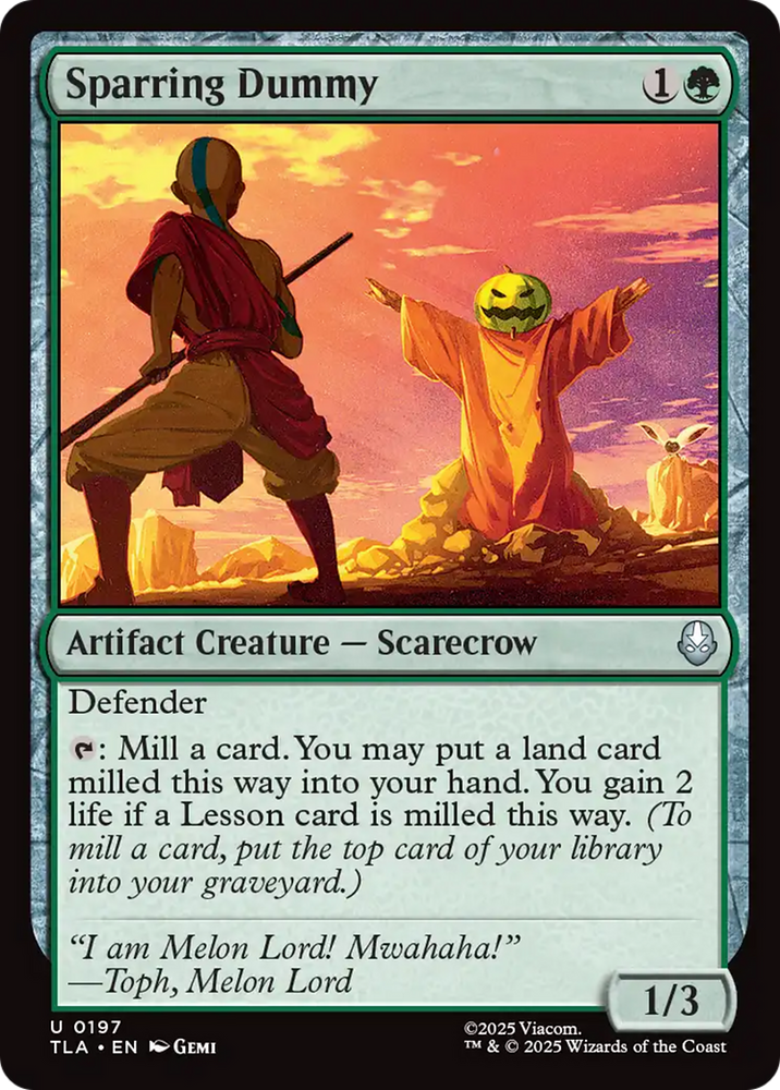 Sparring Dummy [Avatar: The Last Airbender] Magic: The Gathering