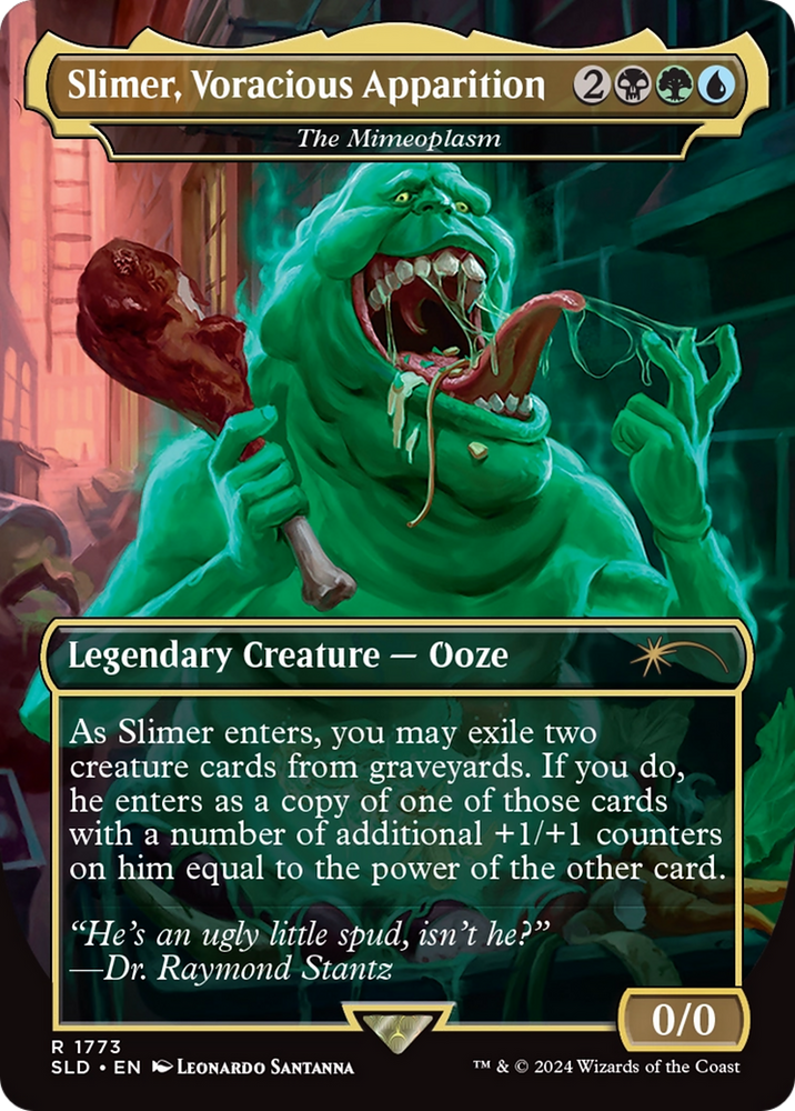 Slimer, Voracious Apparition - The Mimeoplasm [Secret Lair Drop Series] Magic: The Gathering