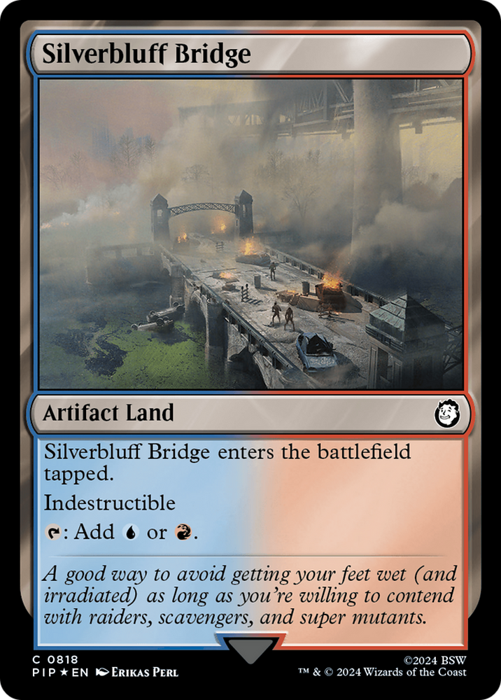 Silverbluff Bridge (Surge Foil) [Fallout] Magic: The Gathering
