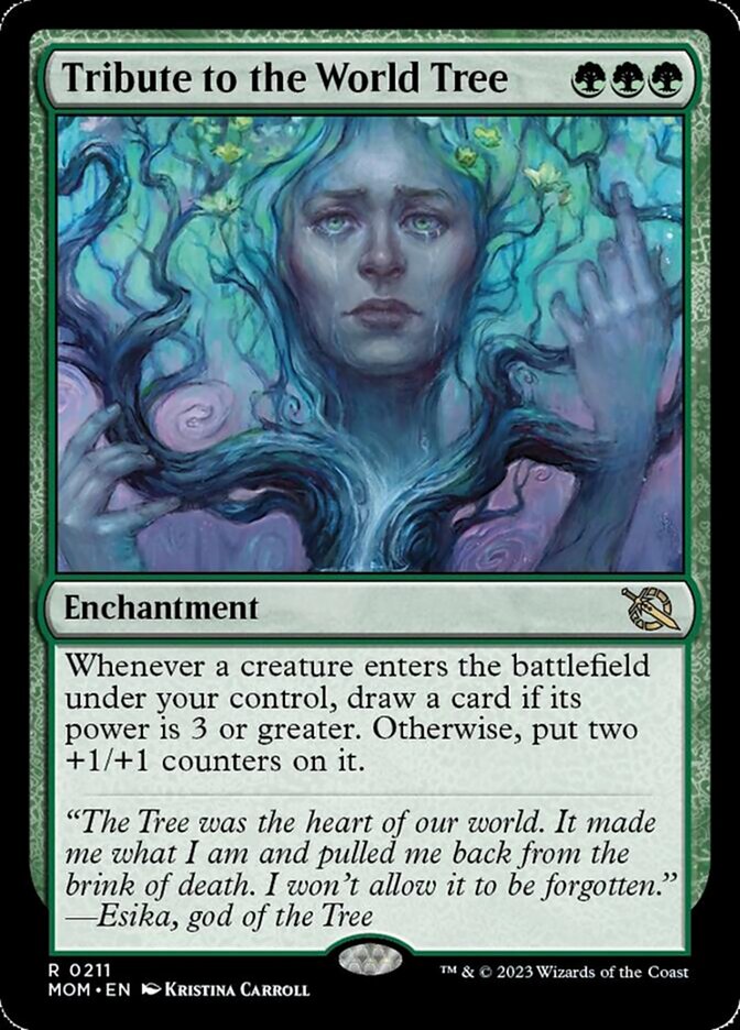 Tribute to the World Tree [March of the Machine] Magic: The Gathering
