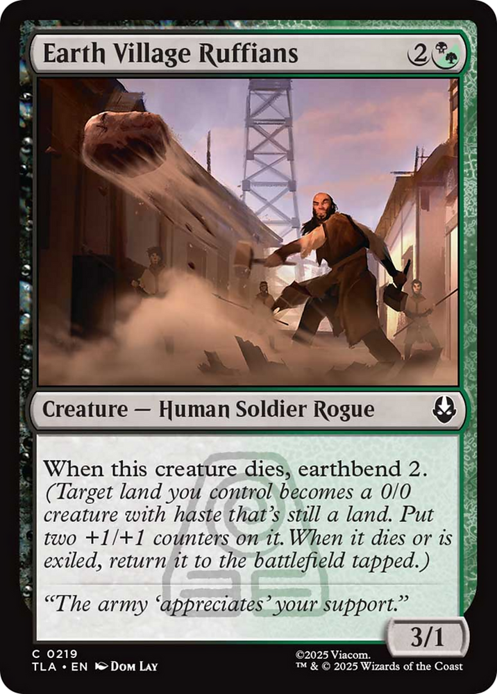Earth Village Ruffians [Avatar: The Last Airbender] Magic: The Gathering