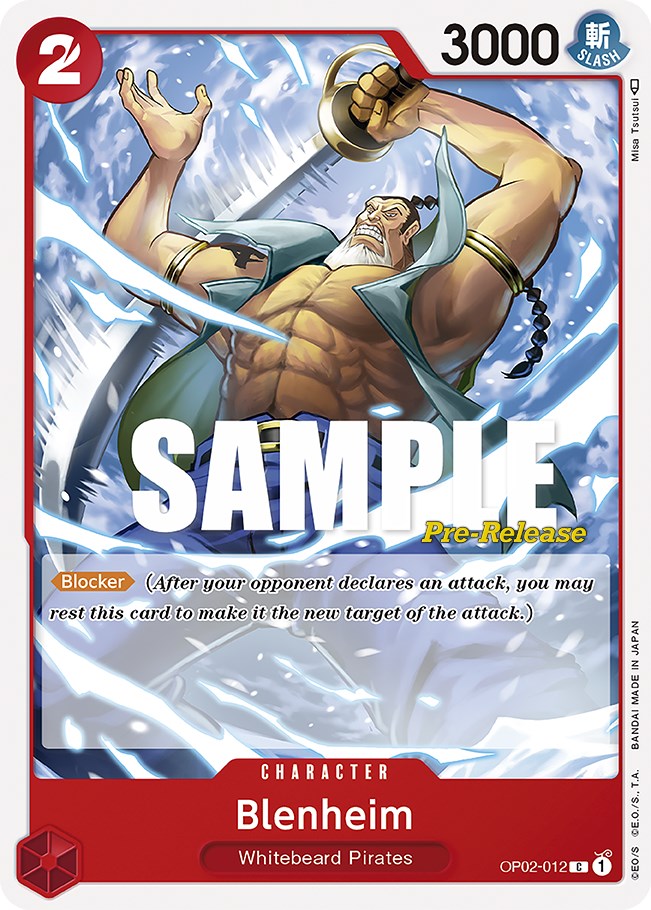 Blenheim [Paramount War Pre-Release Cards] Bandai