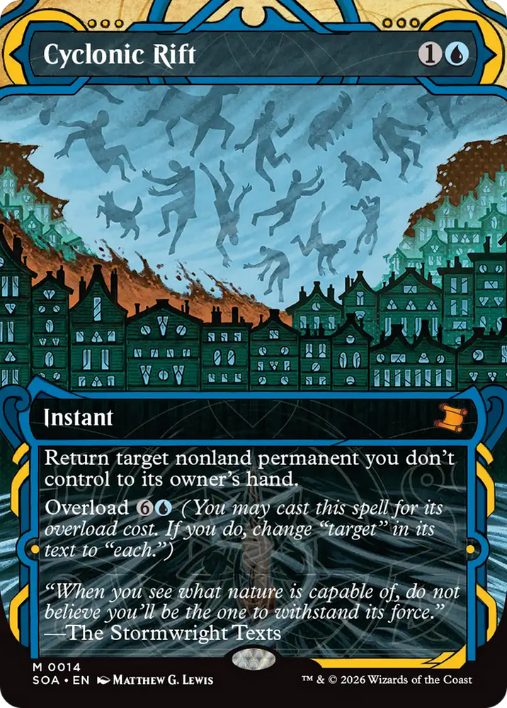 Cyclonic Rift [Secrets of Strixhaven: Mystical Archive] Magic: The Gathering