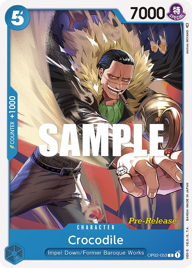 Crocodile [Paramount War Pre-Release Cards] Bandai