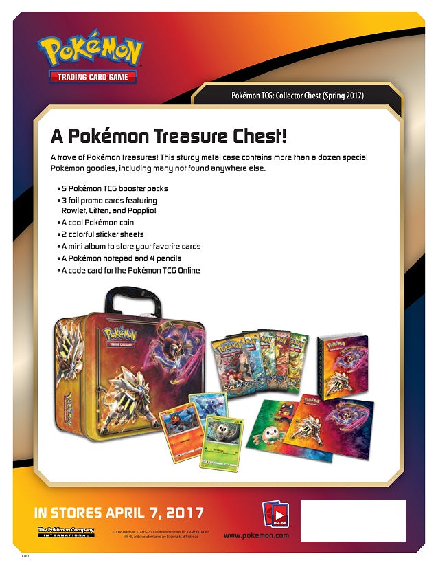 Collector's Chest (Spring 2017) Pokémon