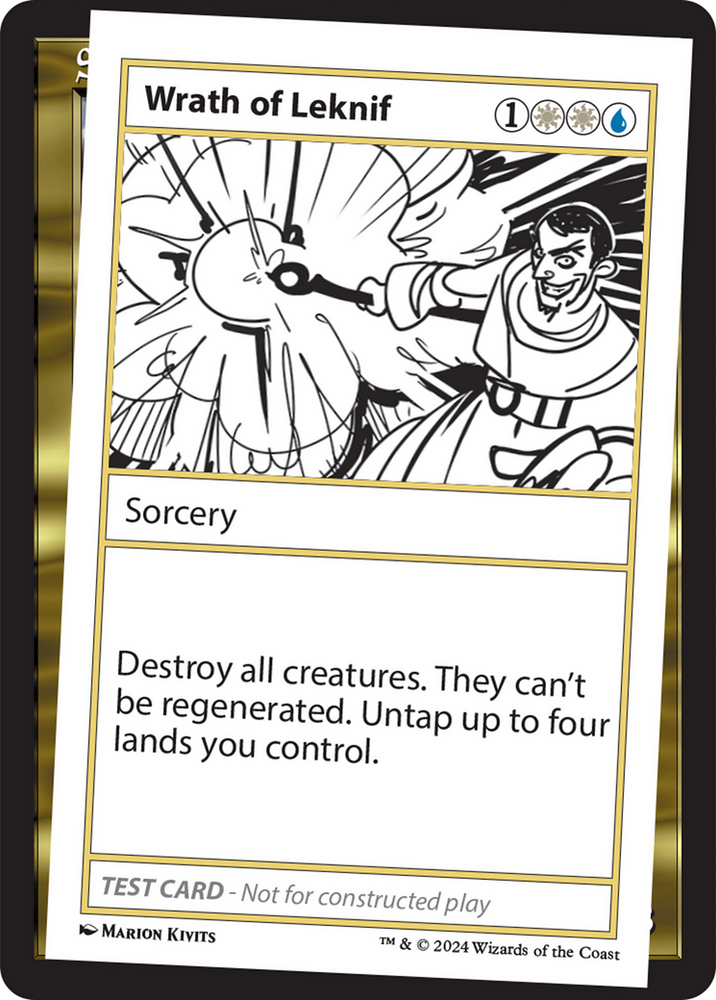 Wrath of Leknif [Mystery Booster 2 Playtest Cards] Magic: The Gathering
