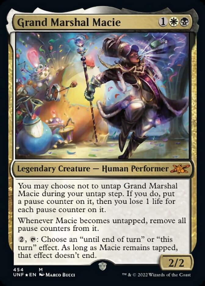 Grand Marshal Macie (Galaxy Foil) [Unfinity] Magic: The Gathering