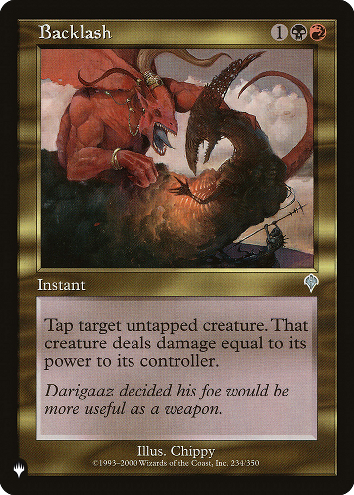 Backlash [The List] Magic: The Gathering