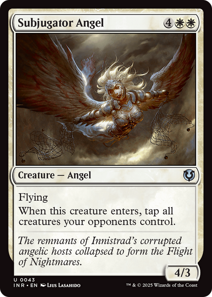 Subjugator Angel [Innistrad Remastered] Magic: The Gathering