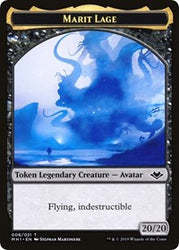 Marit Lage // Zombie Double-Sided Token [Modern Horizons Tokens] Magic: The Gathering