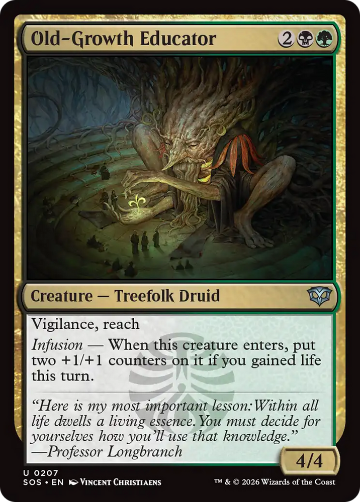 Old-Growth Educator [Secrets of Strixhaven] Magic: The Gathering