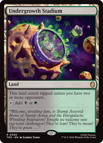 Undergrowth Stadium [Teenage Mutant Ninja Turtles Commander] Magic: The Gathering