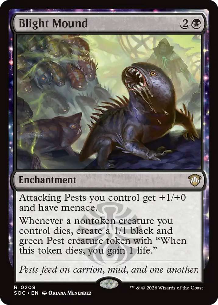 Blight Mound [Secrets of Strixhaven Commander] Magic: The Gathering