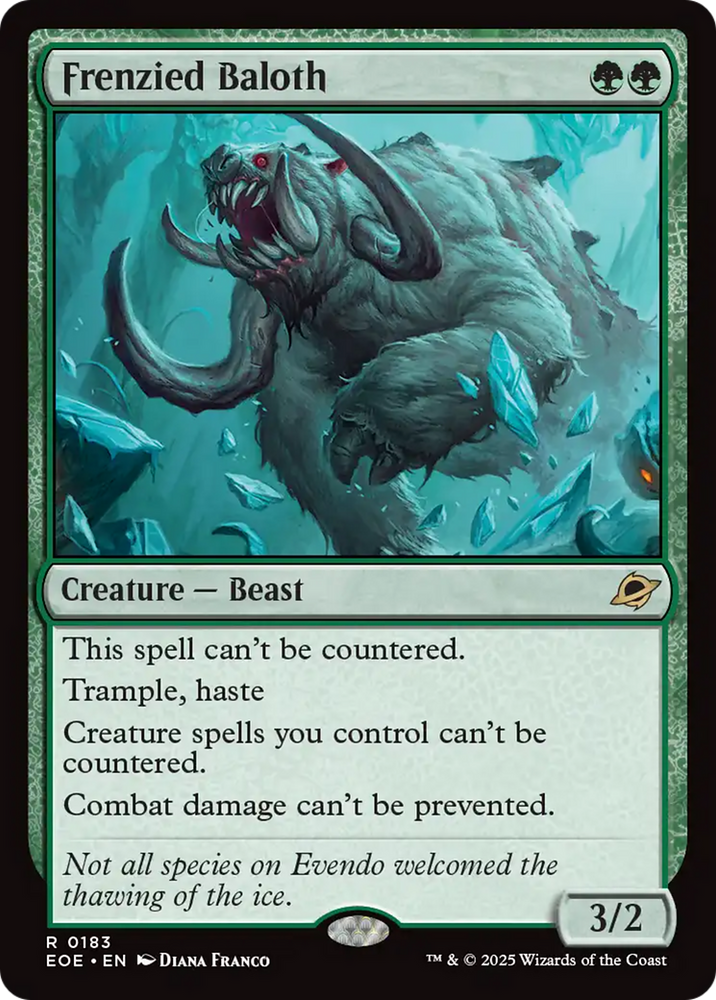 Frenzied Baloth [Edge of Eternities] Magic: The Gathering