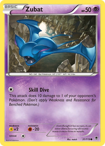 Zubat (31/119) [XY: Phantom Forces] Pokémon