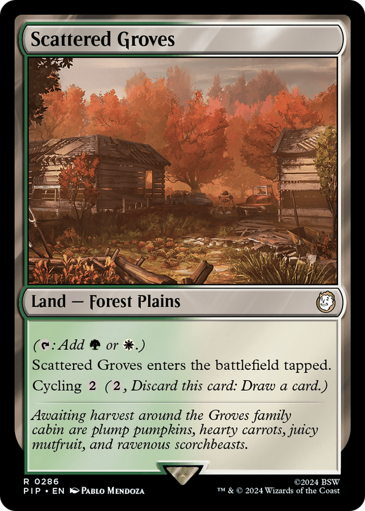 Scattered Groves [Fallout] Magic: The Gathering