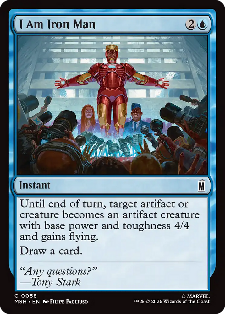 I Am Iron Man [Marvel Super Heroes] Magic: The Gathering