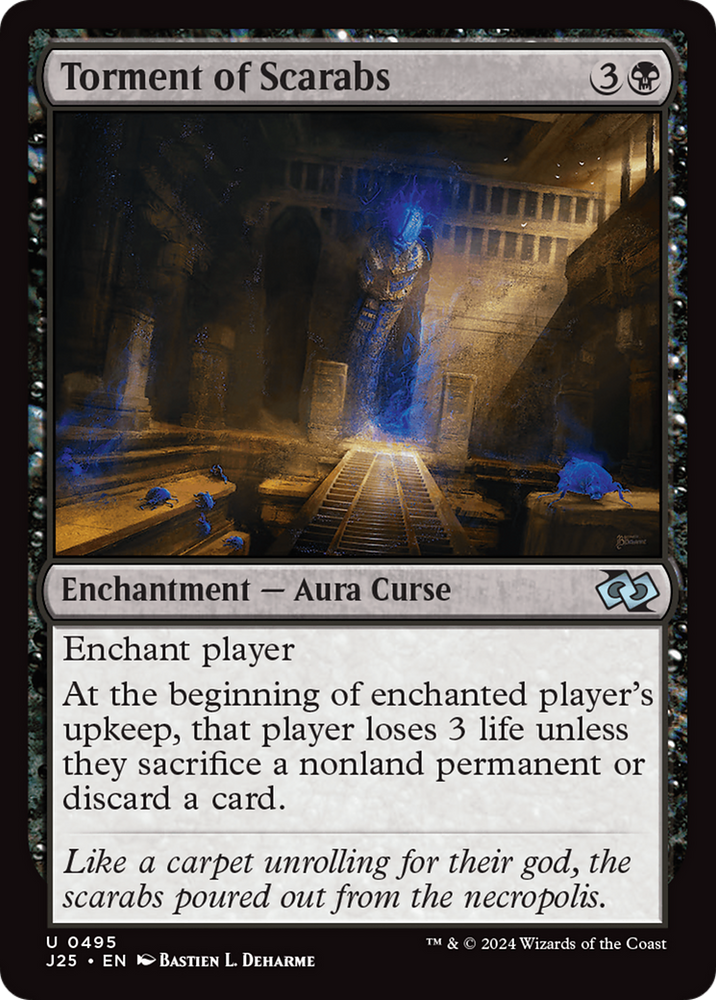 Torment of Scarabs [Foundations Jumpstart] Magic: The Gathering