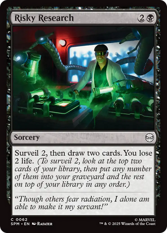 Risky Research [Marvel's Spider-Man] Magic: The Gathering