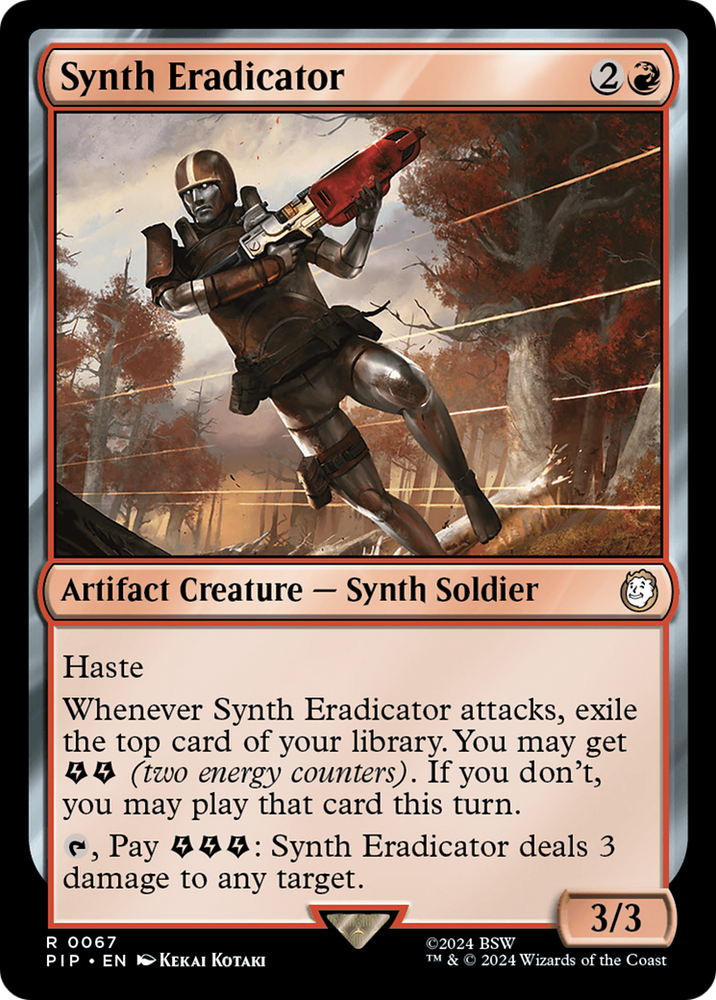 Synth Eradicator [Fallout] Magic: The Gathering