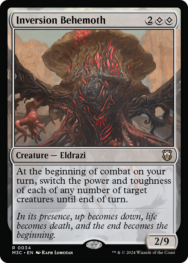 Inversion Behemoth [Modern Horizons 3 Commander] Magic: The Gathering