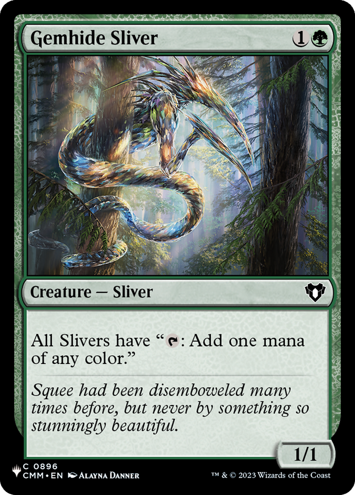 Gemhide Sliver (CMM) [The List] Magic: The Gathering